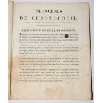 POTOCKI Jan - Principes de chronologie pour les temps antérieurs aux olympiades, Petersbourg 1810
