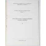 HISTORISCHE WARSCHAUER BUCHSAMMLUNGEN I. Varsavianische Studien-Sitzungen. Bd. 5
