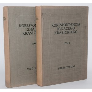 Correspondence of Ignacy Krasicki, 1-2 sets.