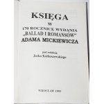 Ein Buch zum 170. Jahrestag der Veröffentlichung der Balladen und Romanzen von Adam Mickiewicz