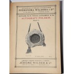 [WILDER, Hieronim] Katalogi Antykwariatu Polskiego Hieronima Wildera. Warszawa 1906-1930.