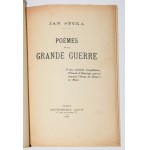 STYKA Jan - Poèmes de la grande guerre. Paris 1918 [Poèmes de la grande guerre].