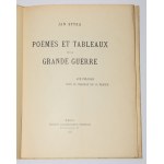STYKA Jan - Poèmes et tableaux de la grande Guerre...Paryż 1916. [Z łez, krwi i żelaza]