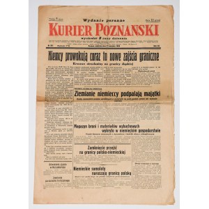 POZNAŃSKI COURIER. Morning edition. August 27, 1937.