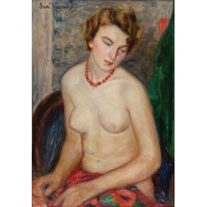 Leon KOWALSKI (1870-1937), Półakt kobiety