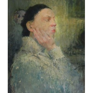 Malarz nieokreślony (XIX/XX w.), Portret kobiety