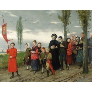 Hubert SALENTIN (1822-1910), W jesienny dzień, 1897
