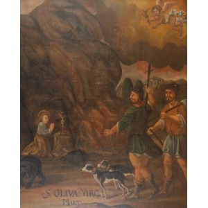 Malarz nieokreślony (XVIII w.), Św. Oliwia męczennica