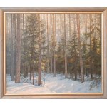Wojciech Piekarski, Winter forest and spruce trees
