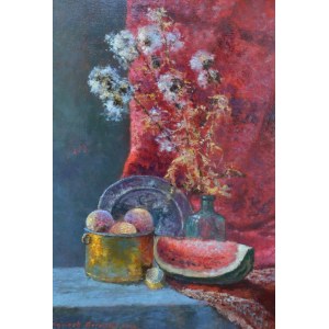 Wojciech Górecki, Still life with watermelon