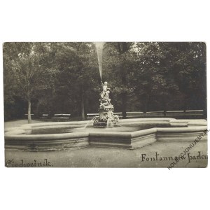 CIECHOCINEK. Fountain in the park, published by Slusarski
