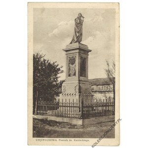 CZĘSTOCHOWA. Pomnik ks. Kordeckiego, wyd. Nowicki
