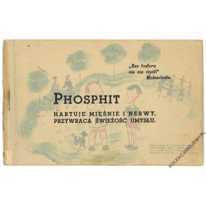 [Książeczka, 6 pocztówek] Phosphit. Hartuje mięśnie i nerwy, przywraca świeżość umysłu