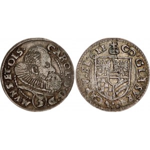 German States Münsterberg-Oels (Silesia) 3 Kreuzer 1611