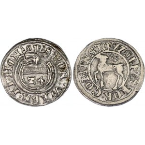 German States Stolberg-Stolberg 1 Groschen / 1/24 Taler 1618 CZ