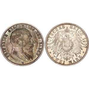 Germany - Empire Baden 2 Mark 1907 G