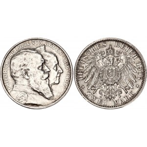 Germany - Empire Baden 2 Mark 1906 G