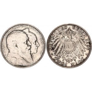 Germany - Empire Baden 2 Mark 1906 G