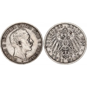 Germany - Empire Prussia 2 Mark 1906 A