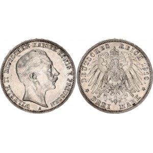 Germany - Empire Prussia 3 Mark 1910 A