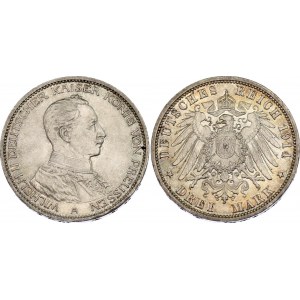 Germany - Empire Prussia 3 Mark 1914 A