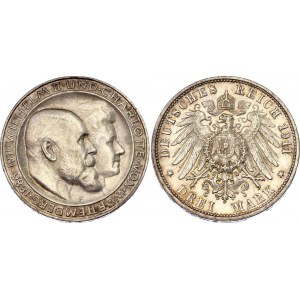 Germany - Empire Württemberg 3 Mark 1911 F