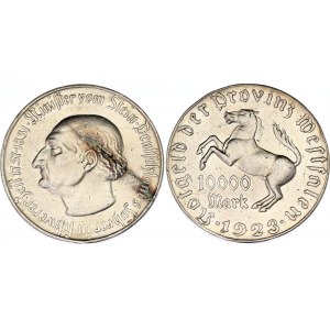 Germany - Weimar Republic Westfalen 10000 Mark 1923