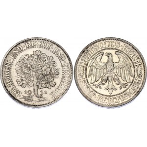 Germany - Weimar Republic 5 Reichsmark 1931 F