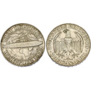 Germany - Weimar Republic 3 Reichsmark 1929 D