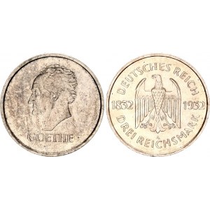 Germany - Weimar Republic 3 Reichsmark 1932 A