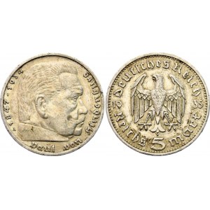 Germany - Third Reich 5 Reichsmark 1935 A