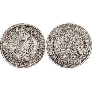 Austrian States Glatz (Silesia) 3 Kreuzer 1630 PHP R