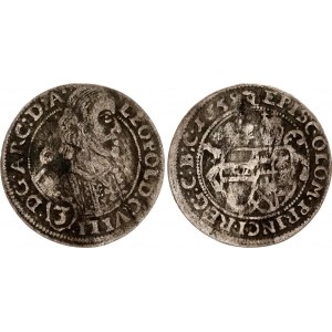 Austrian States Olmutz 3 Kreuzer 1659