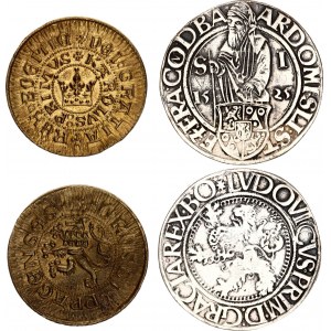 Bohemia Lot of 2 Coins 1316 - 1525 Collectors Copies