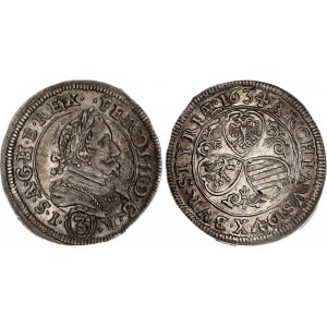 Austria 3 Kreuzer 1634