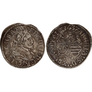 Austria 3 Kreuzer 1637