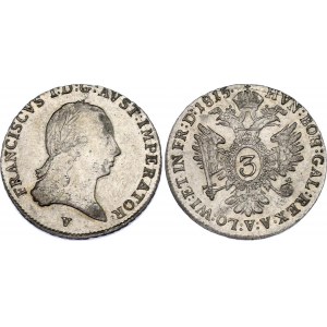 Austria 3 Kreuzer 1815 V