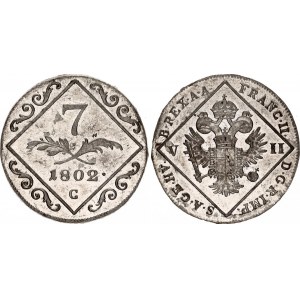 Austria 7 Kreuzer 1802 C