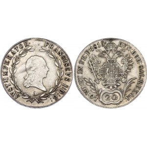 Austria 20 Kreuzer 1815 A