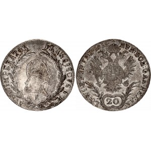 Austria 20 Kreuzer 1815 E