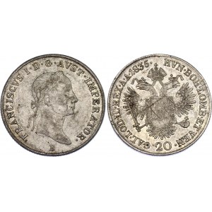 Austria 20 Kreuzer 1835 E