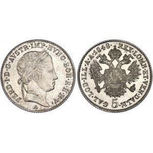 Austria 5 Kreuzer 1848 A