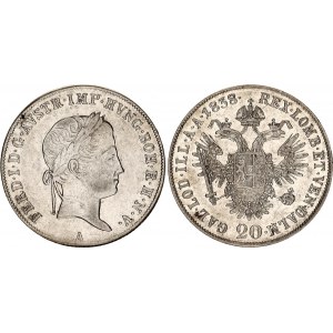 Austria 20 Kreuzer 1838 A