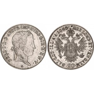 Austria 20 Kreuzer 1840 A