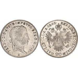 Austria 20 Kreuzer 1842 A