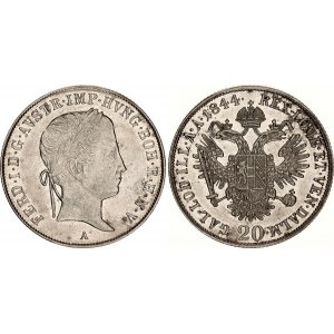 Austria 20 Kreuzer 1844 A
