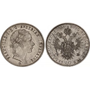 Austria 20 Kreuzer 1855 B