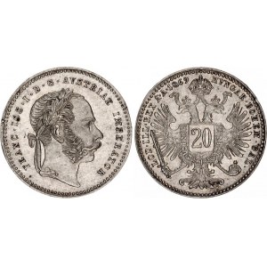 Austria 20 Kreuzer 1869