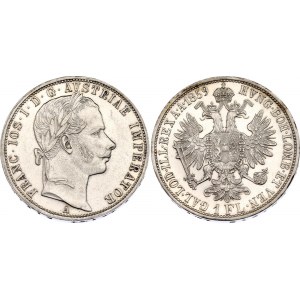 Austria 1 Florin 1859 A