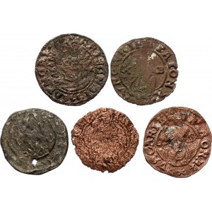 Hungary 5 x 1 Denar 1525 - 1564 Medieval Counterfeit